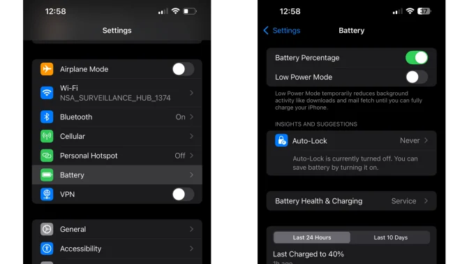 Show Your Battery Percentage